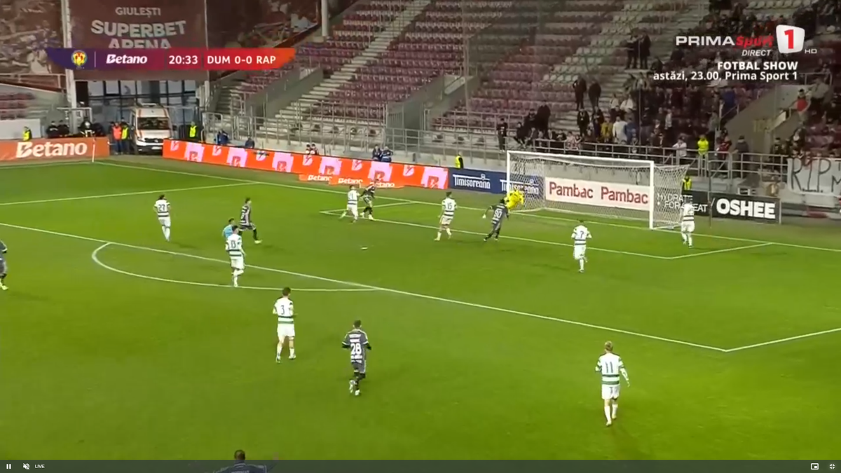 Timotej Jambor a marcat primul său gol pentru Rapid