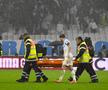 Bilal Nadir s-a prăbușit pe teren în Marseille - Angers. FOTO: Imago Images