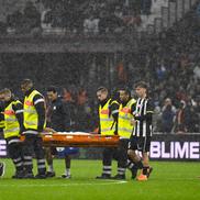 Bilal Nadir s-a prăbușit pe teren în Marseille - Angers. FOTO: Imago Images