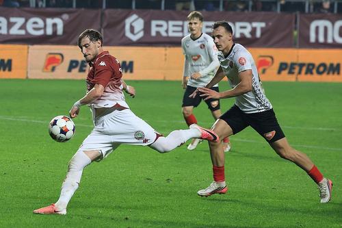 Golul lui Constantin Grameni în Rapid - Csikszereda / foto: Ionuț Iordache (GSP)