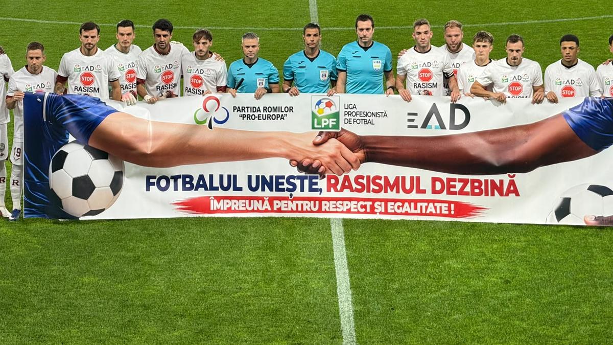 Rapid - Csikszereda, campanie antirasism