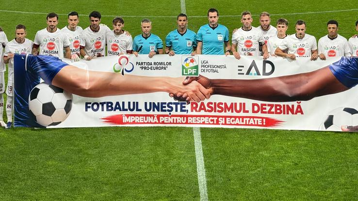 Rapid - Csikszereda, campanie antirasism
