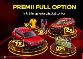 S-a dat verde la PREMII FULL OPTION! Hai să vezi cum le câștigi