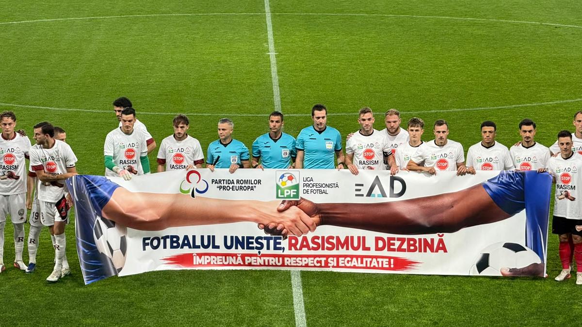 Rapid - Csikszereda, campanie antirasism