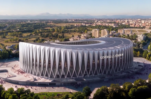 Noul San Siro, casa lui Inter și AC Milan, se va numi Generali Stadium și va avea o capacitate de 71.500 de locuri / Foto: X Generali Group