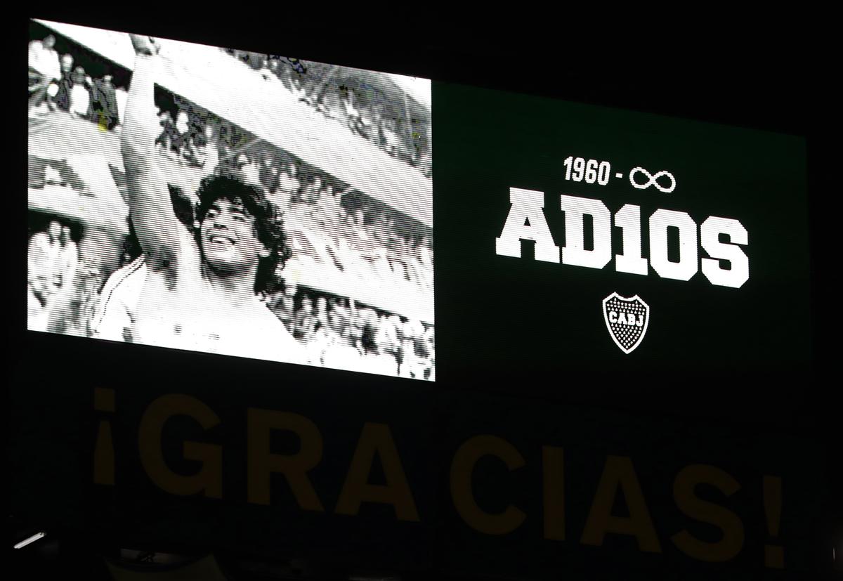 Diego Maradona. Boca Juniors - Newell's Old Boys 30.11.2020