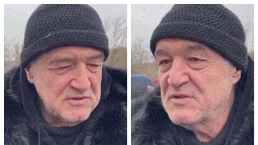 FOTO: Captură @România TV Gigi Becali, cu lacrimi în ochi: „Am mai fost aici o dată, acum 15 ani”