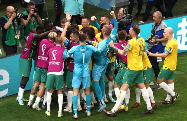 Reporterii GSP au asistat la calificarea istorică a Australiei » Campioana mondială Franța, pas greșit cu Tunisia! Clasamentul FINAL al grupei D