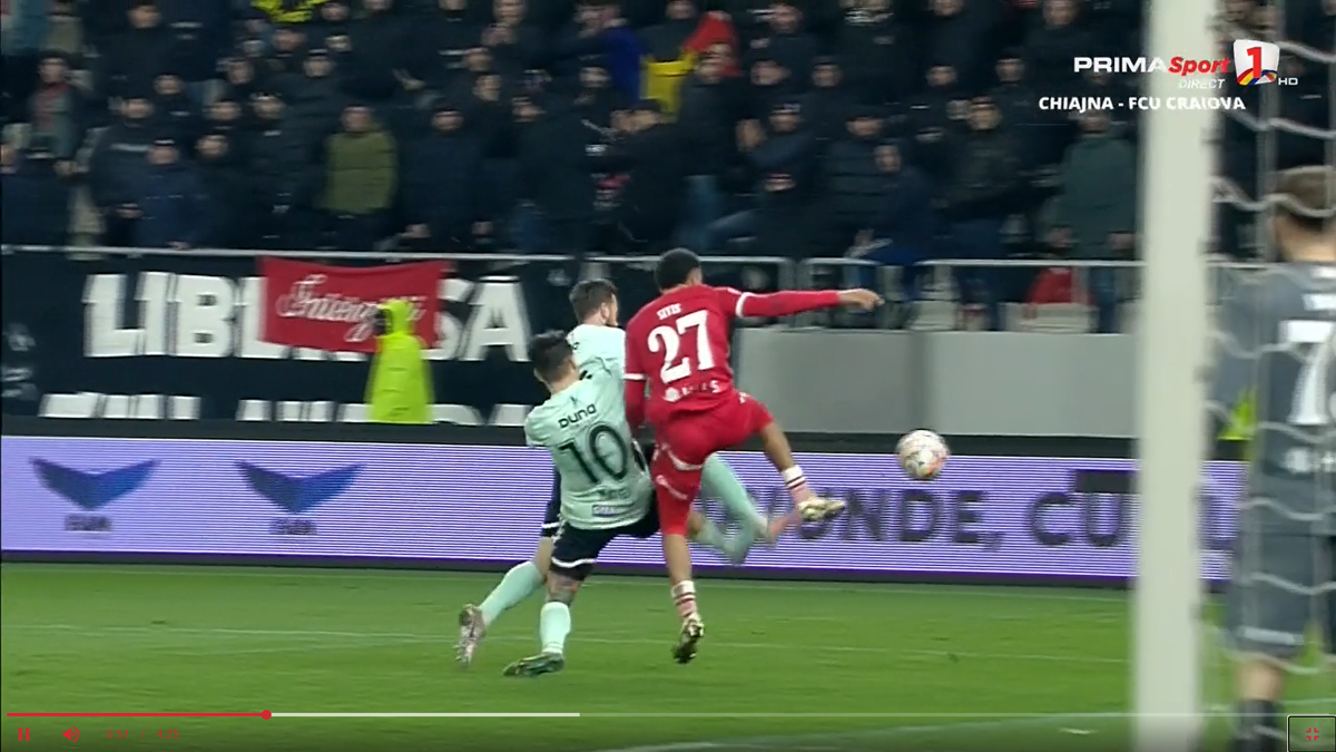Penalty-ul primit de Sepsi în meciul cu Dinamo