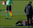 Clipe de panică în Barcelona - Las Palmas » Fotbalistul catalanilor a primit o lovitură în gât și nu se mai putea ridica