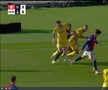 Clipe de panică în Barcelona - Las Palmas » Fotbalistul catalanilor a primit o lovitură în gât și nu se mai putea ridica