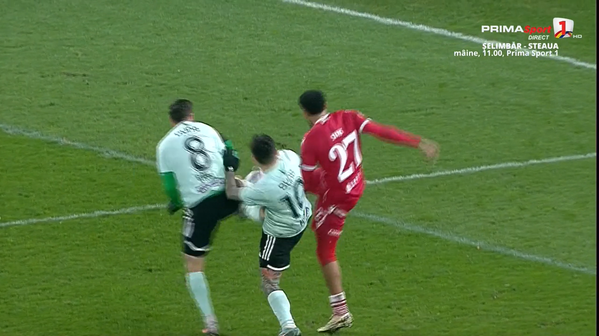 Penalty-ul primit de Sepsi în meciul cu Dinamo