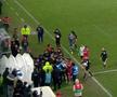 Scandal pe tunel, la pauza meciului Dinamo - Sepsi