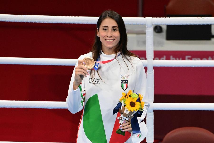 Irma Testa, medaliată cu bronz la Jocurile Olimpice de la Tokyo/Foto: Imago Images Scandal în echipa de box a Italiei, după meciul Angelei Carini cu Imane Khelif de la Jocurile Olimpice: „Rufele murdare se spală în familie”