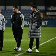 Alex Pantea, Jovan Markovic și Dan Sîrbu, înainte de Farul - FCSB 1-2/ Foto: Cristi Preda (GSP)