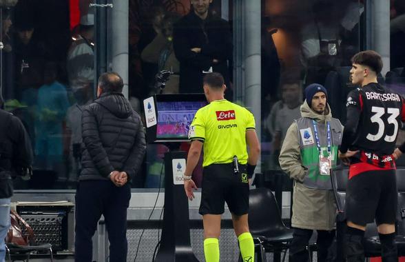 Verdictul oficial în scandalul penaltyului de la AC Milan - Lazio » Un arbitru suspendat, altul scapă cu mustrare!
