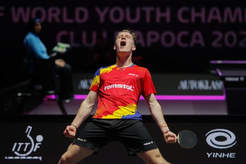 Iulian Chiriță, două medalii la CM U19 de Tenis de Masă/Foto: Facebook (Federația Română de Tenis de Masă)
