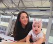 Larisa Iordache și Cristian, soțul ei, părinți ai unei fetițe/Foto: Instagram (Larisa Iordache)