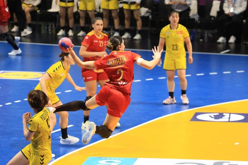 Mihaela Mihai, una din jucătoarele decisive în victoria României contra Japoniei (31-27)/FOTO: Ionuț Iordache (GSP)