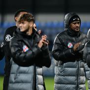 Andrei Dancus, Siyabonga Ngezana și Juri Cisotti, în Farul - FCSB 1-2/ Foto: Cristi Preda (GSP)