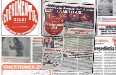 MEDIA // Evenimentul Zilei a ieșit astăzi pe tarabe pentru ultima dată! La ce tiraj ajunsese, de la 800.000 de exemplare tipărite zilnic în anii '90 + mesajul conducerii