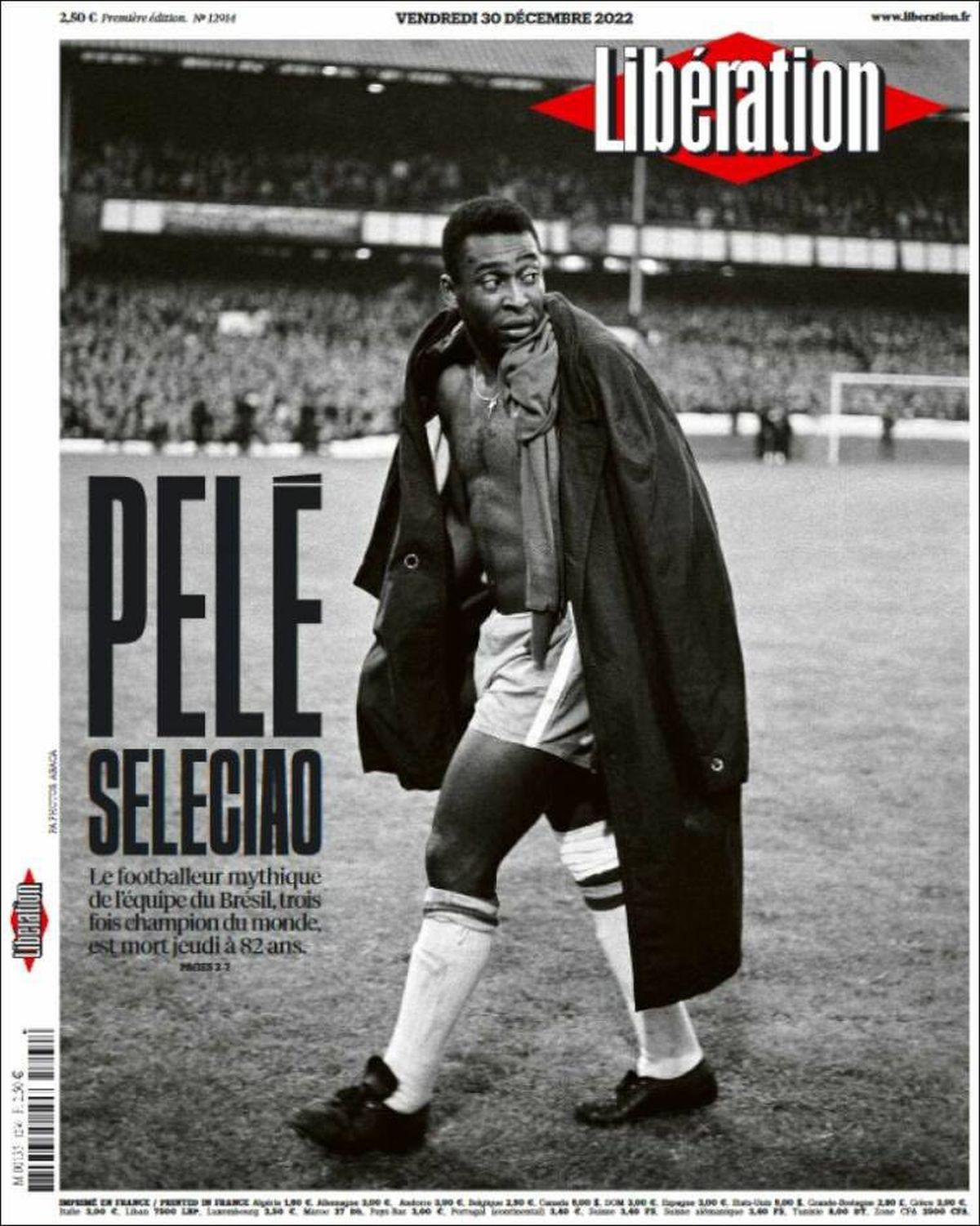 „Niciodată patru litere n-au fost atât de mari” » Cele mai prestigioase publicații ale lumii îi dedică pagini emoționante lui Pelé