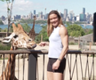 Maria Sakkari și Stefanos Tsitsipas au hrănit girafe la Grădina Zoologică Taronga din Sydney