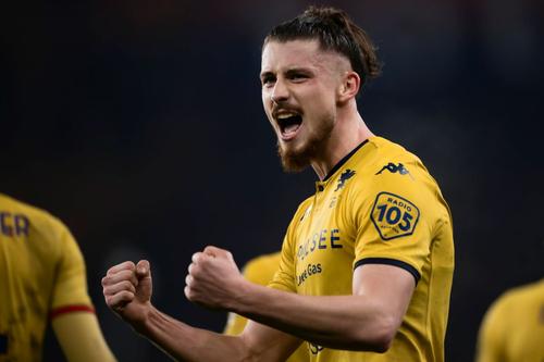 Radu Drăgușin, bucuria golului în Serie A Foto: Imago