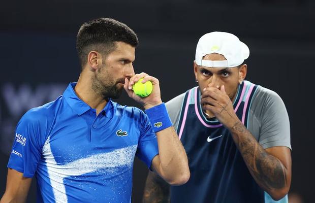 Djokovic și Kyrgios sunt în turul 2 la Brisbane, după un thriller spectaculos » Râsete la final