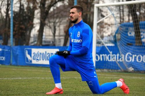 Elvir Koljic, la antrenamentul de duminică al Craiovei // foto: Facebook @ Universitatea Craiova
