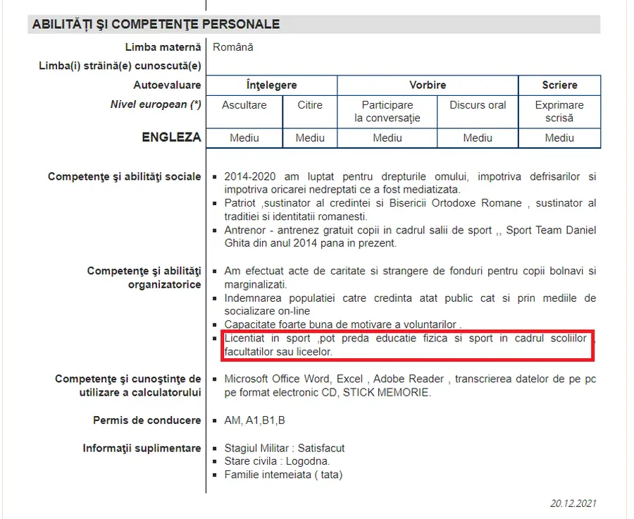 Așa suna exprimarea unui deputat Daniel Ghiță a corectat CV-ul » După articolul din GSP, deputatul a recunoscut că nu e campion mondial Glory