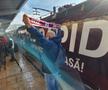 Locomotiva de centenar a clubului Rapid a ajuns în Gara de Nord: „Legenda continuă”