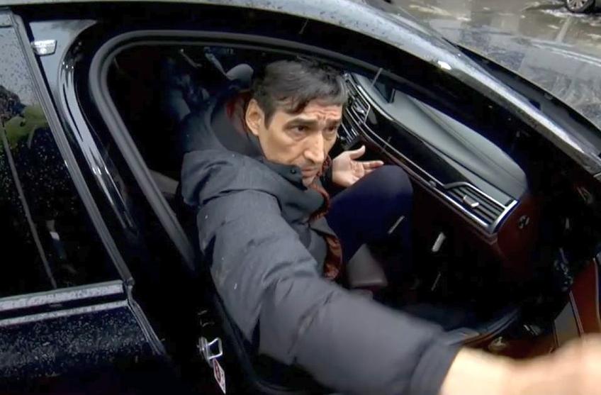 Victor Pițurcă, la plecarea din Arestul Central al Poliției Capitalei // FOTO: Captură Digi24