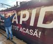 Locomotiva de centenar a clubului Rapid a ajuns în Gara de Nord: „Legenda continuă”