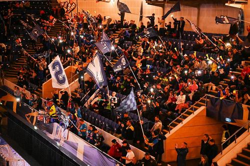 Galeria CSM-ului la meciul cu Rapid // sursă foto: Raed Krishan, GSP