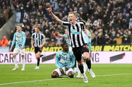 Sean Longstaff (foto) a înscris două goluri în Newcastle - Southampton // sursă foto: Guliver/gettyimages