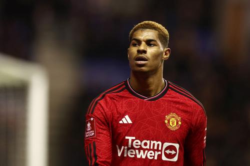 Marcus Rashford a debutat în februarie 2016 la Manchester United, promovat de Louis van Gaal Foto: Guliver/GettyImages