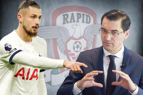 FRF sau Rapid, la cine ajung banii pentru Radu Drăgușin? // fotomontaj Andrei Crăițoiu, GSP