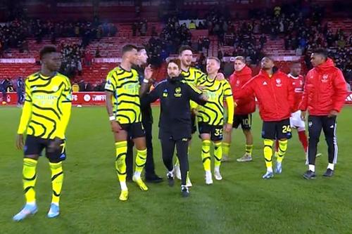 Ben White și Oleksandr Zinchenko și-au aruncat cuvinte grele după Nottingham - Arsenal // sursă foto: Twitter