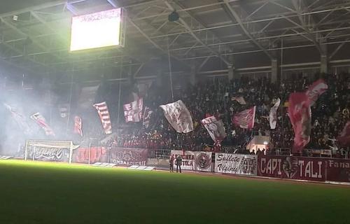 Peluza lui Rapid, după derby-ul cu Dinamo