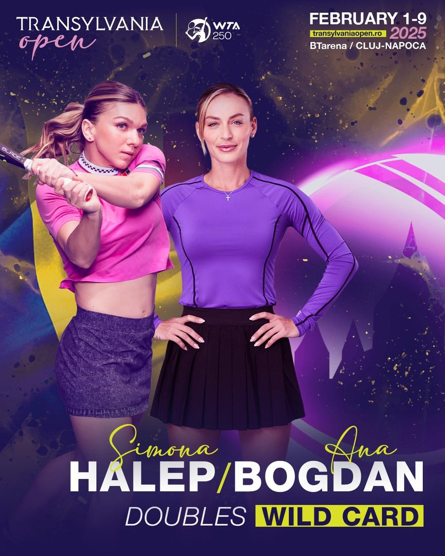 Foto: Facebook Organizatorii Transylvania Open, anunțul momentului despre Simona Halep, cu 4 zile înaintea debutului