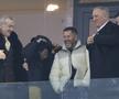 Gigi Becali, Ionuţ Luţu, Florin Vulturar şi Teia Sponte, în tribune la meciul FCSB - Manchester United 0-2 FOTO: Ionuţ Iordache (GSP)