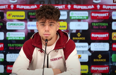 Andrei Borza a făcut o promisiune pentru fanii Rapidului, la câteva ore după FCSB - Manchester United: „Anul viitor o să fim acolo”