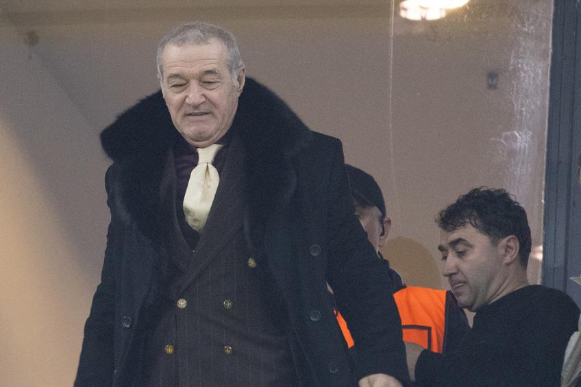 Gigi Becali, în tribune la meciul FCSB - Manchester United 0-2 FOTO: Ionuţ Iordache (GSP)