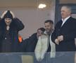 Gigi Becali, Ionuţ Luţu, Florin Vulturar şi Teia Sponte, în tribune la meciul FCSB - Manchester United 0-2 FOTO: Ionuţ Iordache (GSP)
