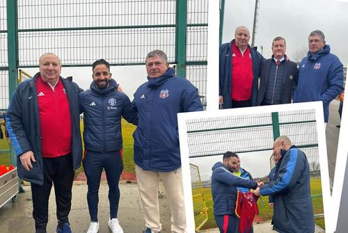 Manchester United s-a antrenat în Ghencea, la o zi după meciul cu FCSB