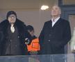 Gigi Becali şi Teia Sponte, în tribune la meciul FCSB - Manchester United 0-2 FOTO: Ionuţ Iordache (GSP)