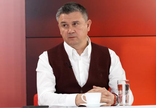 Cristi Balaj, președinte CFR Cluj, în studioul GSP, FOTO: Ionuț Iordache (GSP)