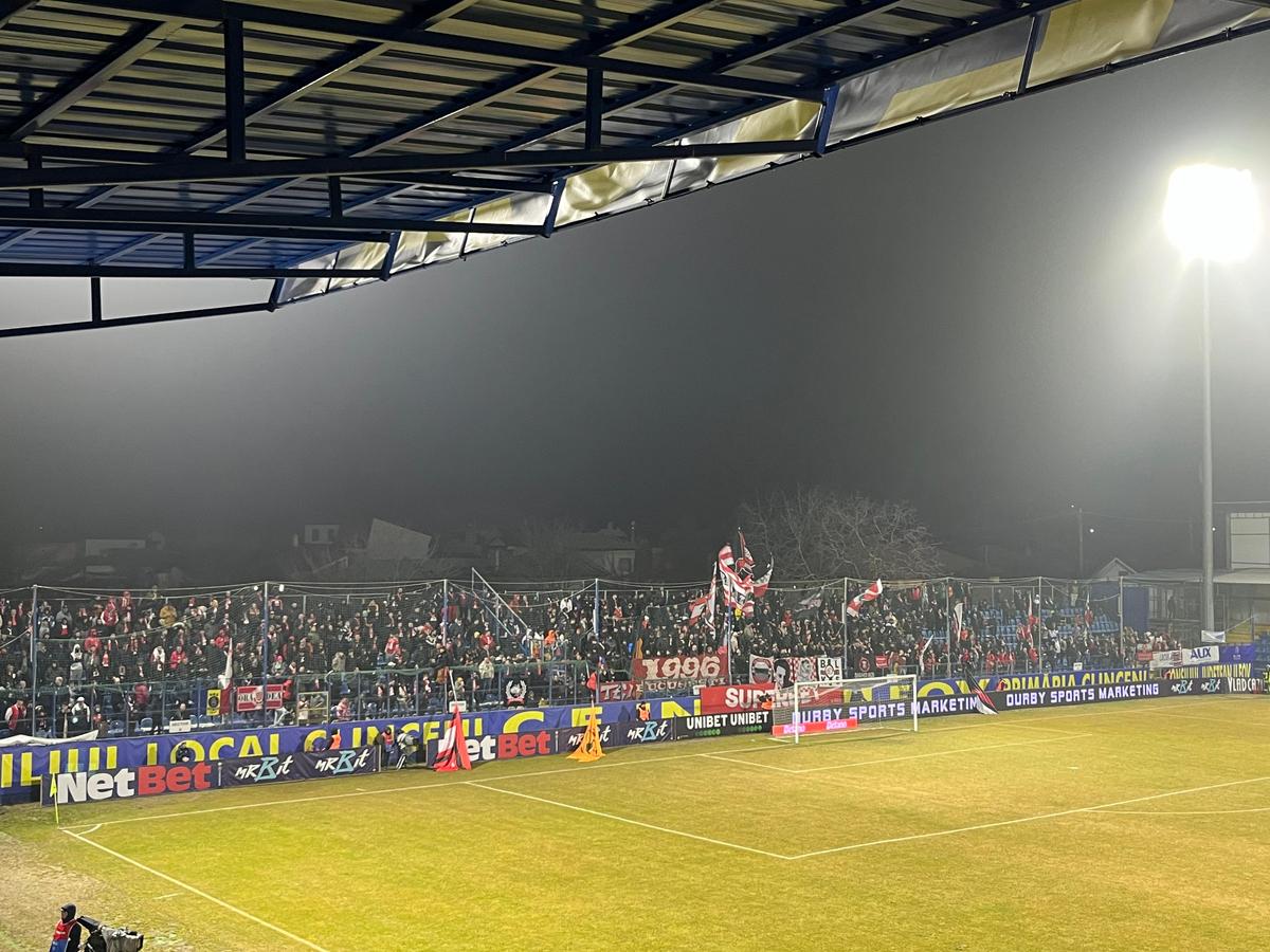 Unirea Slobozia - Dinamo, imagini înaintea partidei de la Clinceni
