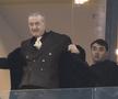 Gigi Becali şi Ionuţ Luţu, în tribune la meciul FCSB - Manchester United 0-2 FOTO: Ionuţ Iordache (GSP)